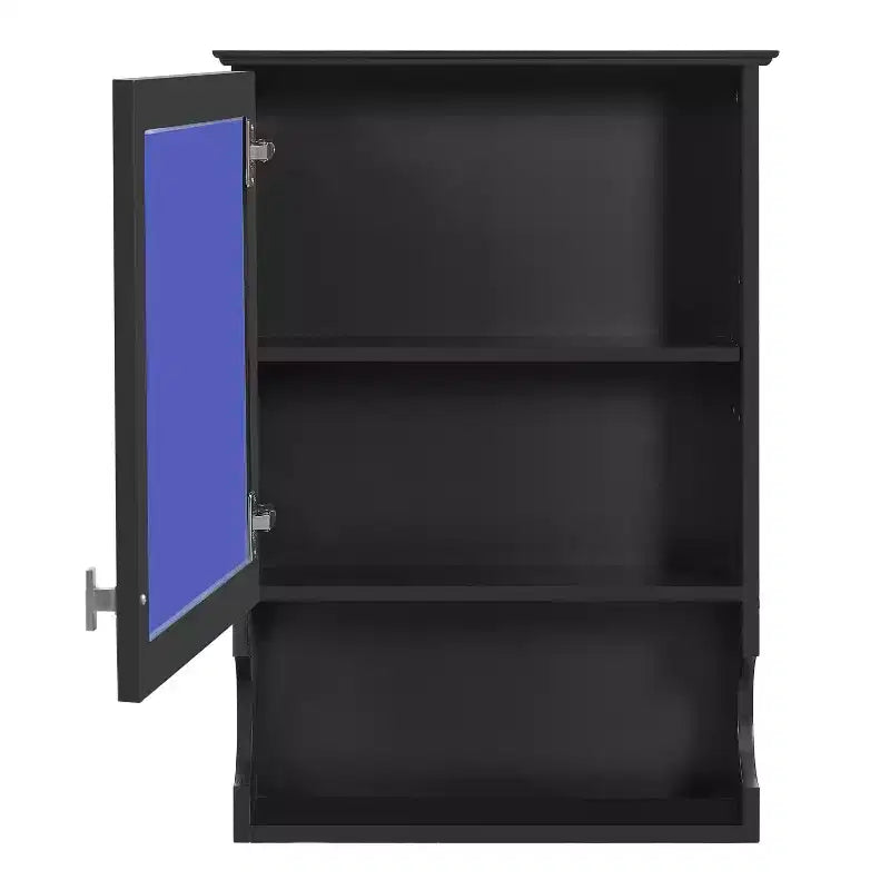 Mobiletto da bagno da 20'' a parete con specchio e sportello contenitore