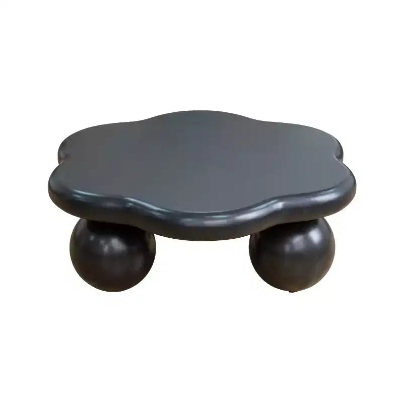 Tavolino da Caffè Moderno a Forma di Nuvola da 35", Tavolino Minimalista con Gambe Sferiche, Tavolino Piccolo per Soggiorno o Appartamento