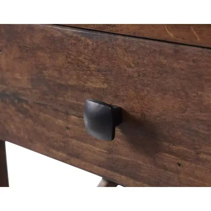 Tavolino in legno Bridgton Square con cassetto da 21" - Ciliegio