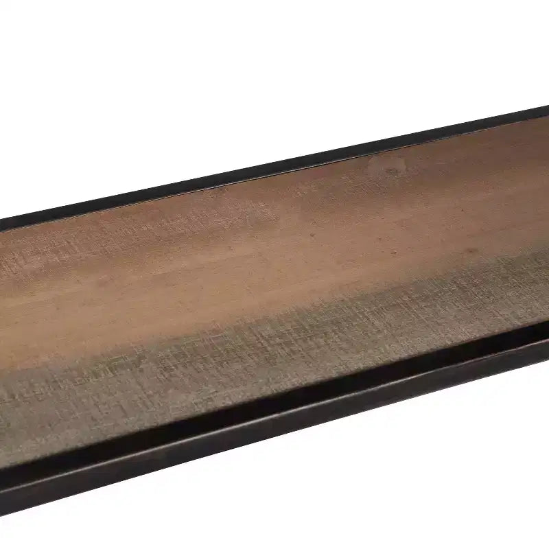 Morris Console Table Marrone - : Finitura anticata moderna, larghezza 36", forma rettangolare per ingresso, struttura in legno
