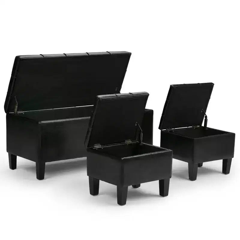 3 pz 44 Pouf contenitore Lancaster