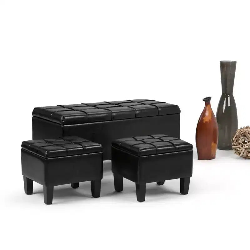 3 pz 44 Pouf contenitore Lancaster