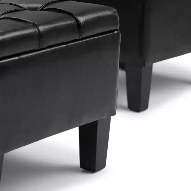 3 pz 44 Pouf contenitore Lancaster