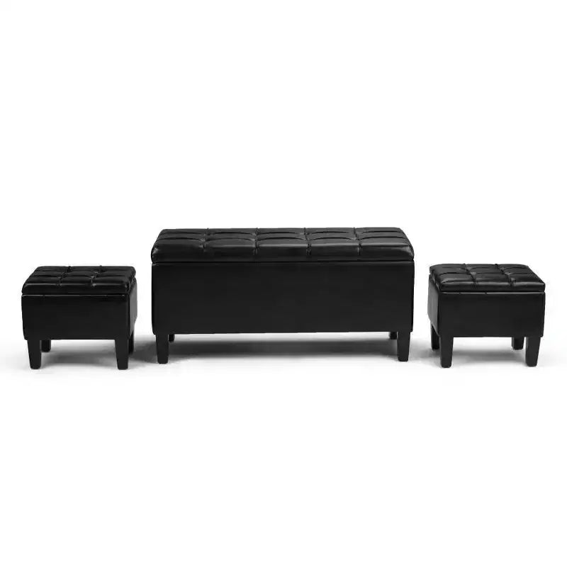 3 pz 44 Pouf contenitore Lancaster