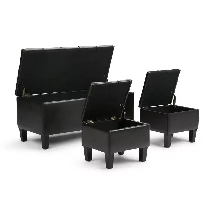 3 pz 44 Pouf contenitore Lancaster