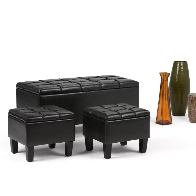 3 pz 44 Pouf contenitore Lancaster