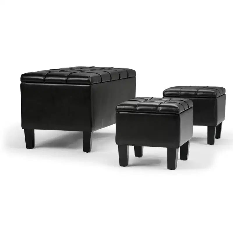 3 pz 44 Pouf contenitore Lancaster