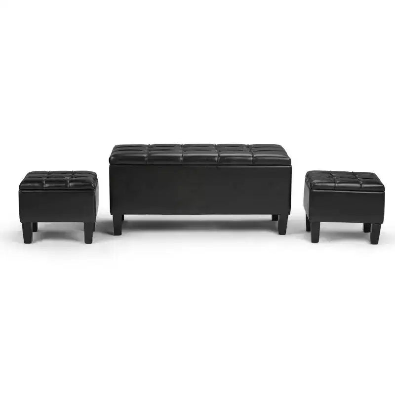 3 pz 44 Pouf contenitore Lancaster