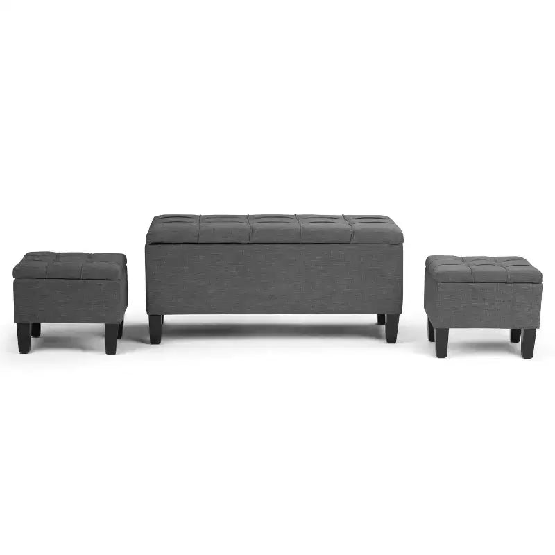 3 pz 44 Pouf contenitore Lancaster