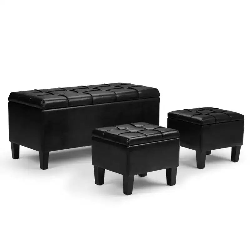 3 pz 44 Pouf contenitore Lancaster